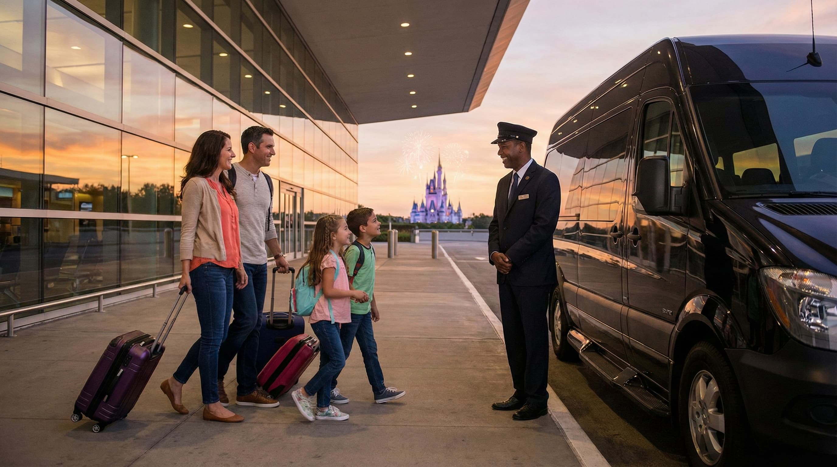 Paris Disney Transfer: Airport Pickup to Disneyland Hotels